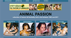 Desktop Screenshot of animalpassion.com